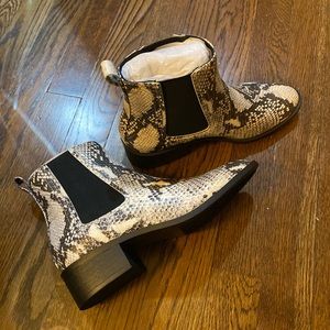 Steve Madden Snake Booties